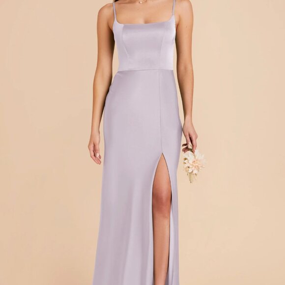 Birdy Grey - Mai Dress - Matte Satin Dusty Lilac - US Medium/Large - Picture 1 of 6